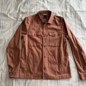 Vuori Men's Brown Ripstop Rise Shirt Jacket